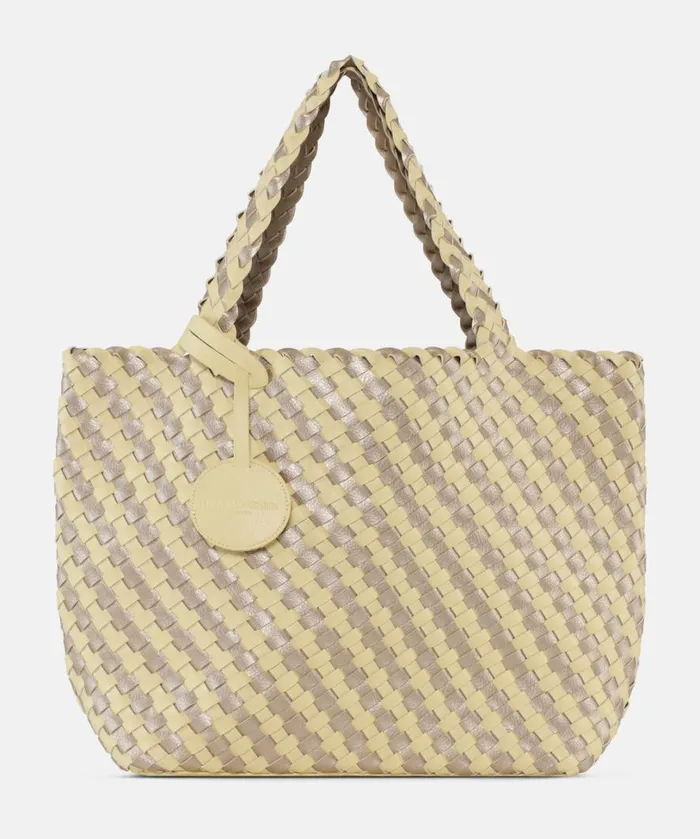 Tote Bag 8211 Double Cream Platin Accessories Ilse Jacobsen Bags