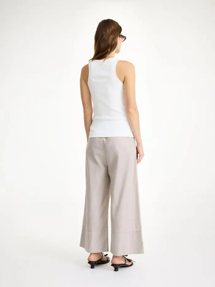 Trousers Women By Malene Birger Luisa Highwaist Trousers Warm Brown Trousers Women By Malene Birger Luisa Highwaist Trousers Warm Brown