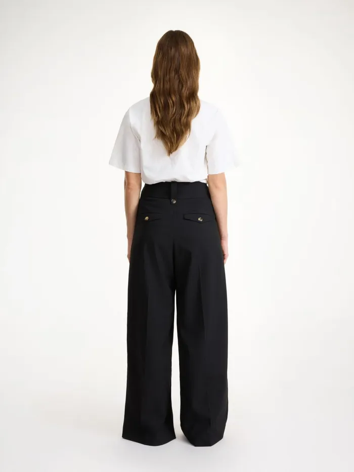 Trousers Women By Malene Birger Taal Highwaist Trousers Black Trousers Women By Malene Birger Taal Highwaist Trousers Black