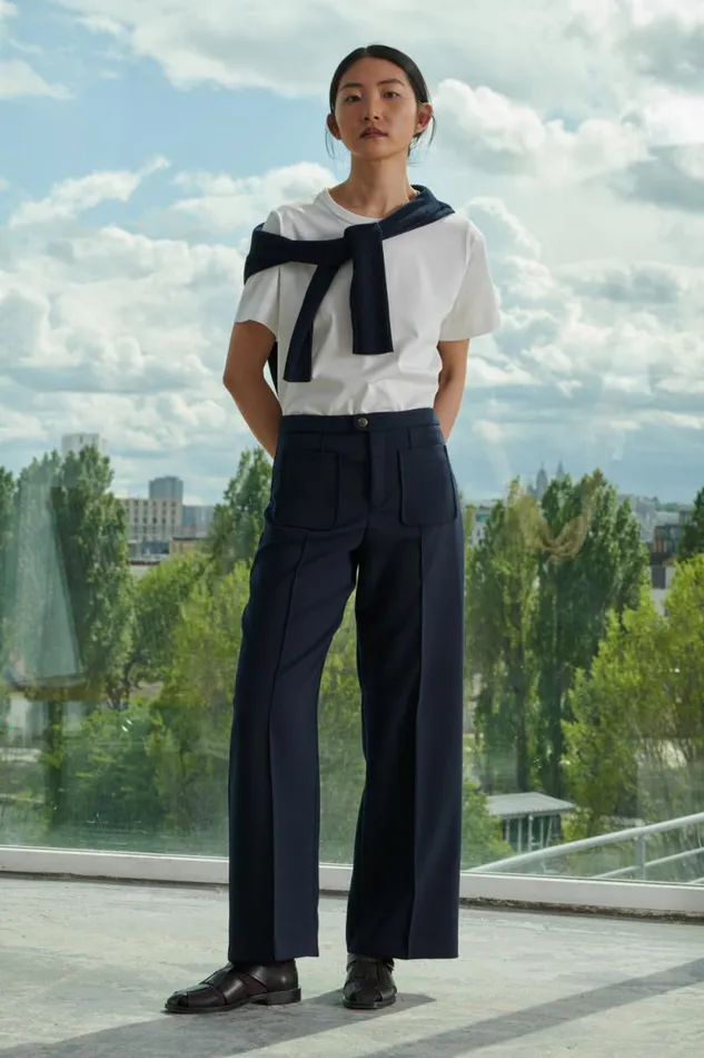 Trousers Women Soeur HARRY TROUSERS Navy