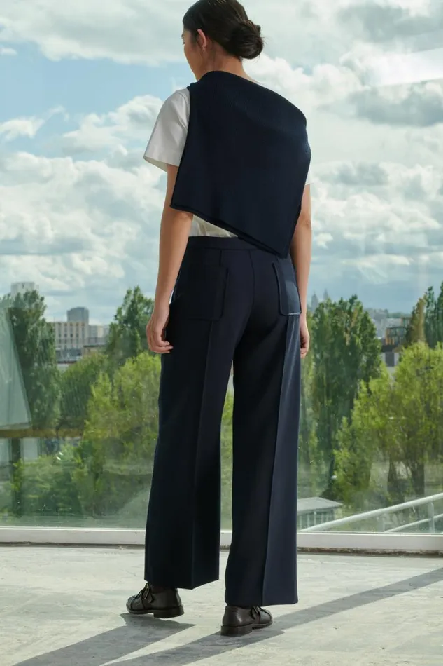 Trousers Women Soeur HARRY TROUSERS Navy