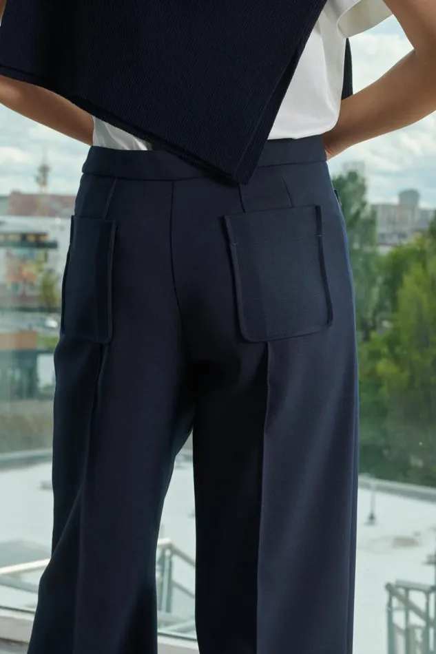Trousers Women Soeur HARRY TROUSERS Navy