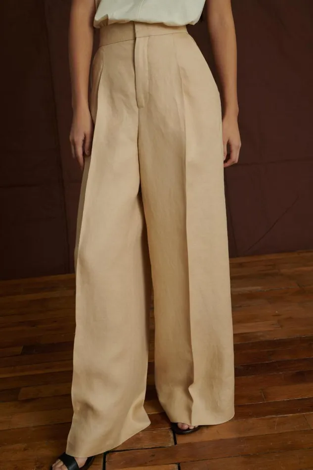 Trousers Women Soeur PEGASE TROUSERS Vanilla