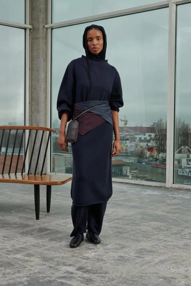 Trousers Women Soeur WALL TROUSERS Navy