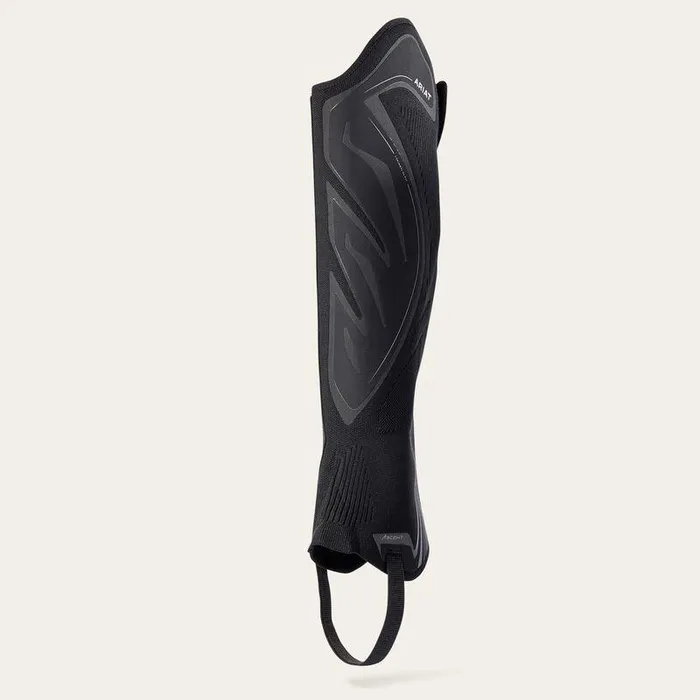 Unisex English Riding Boots Ariat Ascent Half Chap Black Knit