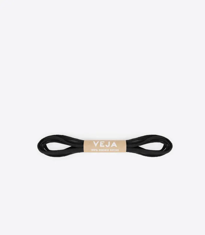 VEJA Accessories MenWomen LACES ORGANIC COTTON BLACK