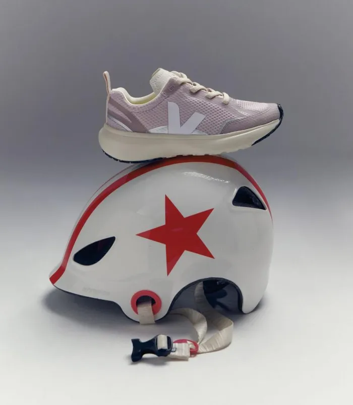VEJA Canary Kids CANARY ALVEOMESH PARME WHITE