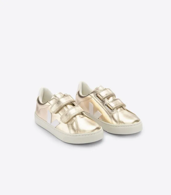 VEJA Esplar Kids ESPLAR LEATHER PLATINE WHITE