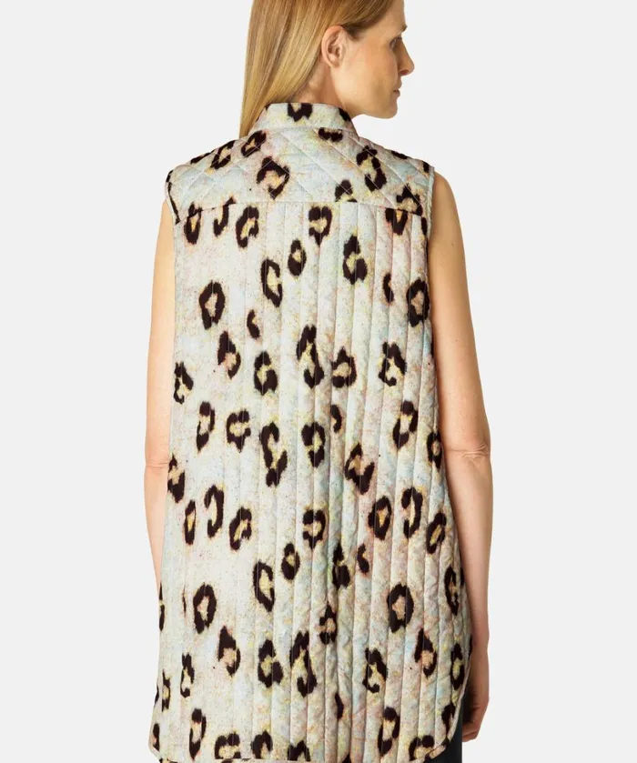 Vest 8211 Leopard Outerwear Ilse Jacobsen All Jackets And Coats