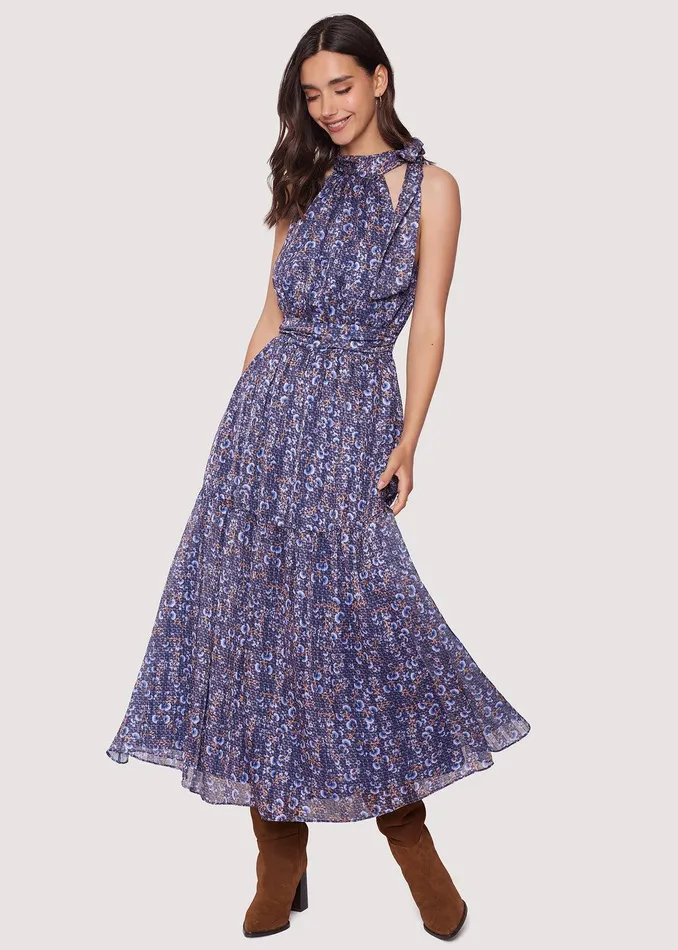 Water Lily Maxi Dress Purplefloral Women Lost Wander Dresses