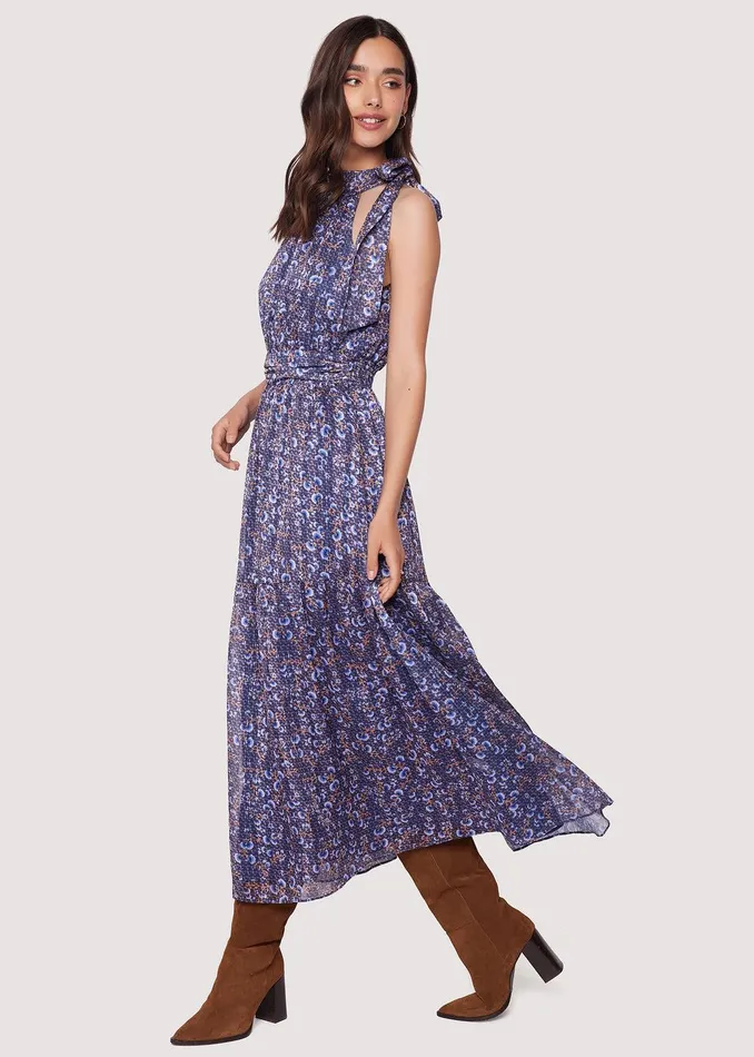 Water Lily Maxi Dress Purplefloral Women Lost Wander Dresses
