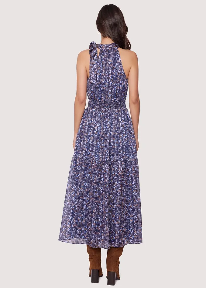 Water Lily Maxi Dress Purplefloral Women Lost Wander Dresses