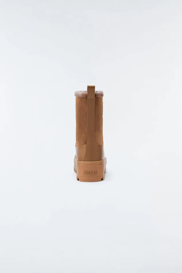 Winter Boots Men Mackage HERO Lamb Suede Winter Boot For Men Camel Winter Boots Men Mackage HERO Lamb Suede Winter Boot For Men Camel