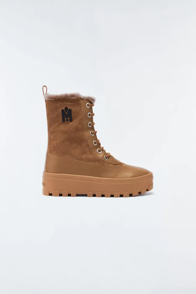 Winter Boots Men Mackage HERO Lamb Suede Winter Boot For Men Camel Winter Boots Men Mackage HERO Lamb Suede Winter Boot For Men Camel