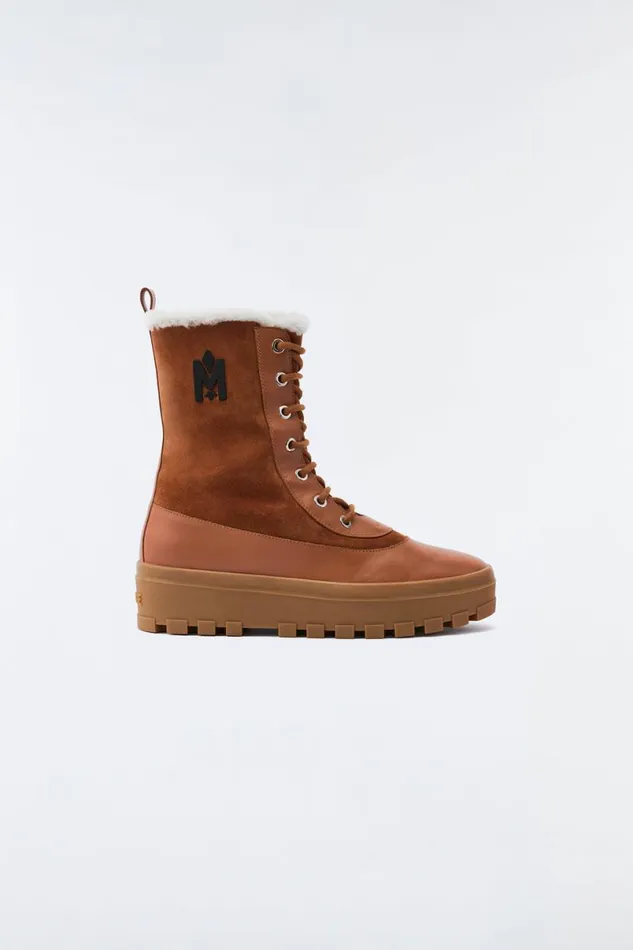 Winter Boots Men Mackage HERO Lamb Suede Winter Boot For Men Camel Winter Boots Men Mackage HERO Lamb Suede Winter Boot For Men Camel