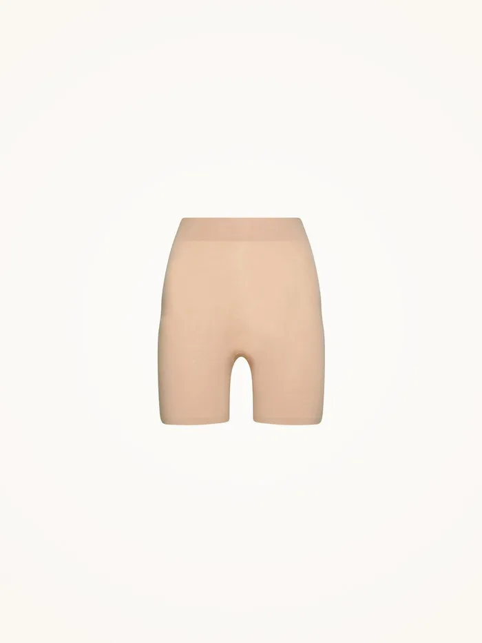 Wolford Bras and Bottoms Cotton Contour Control Shorts Rose Tan 8211 Women