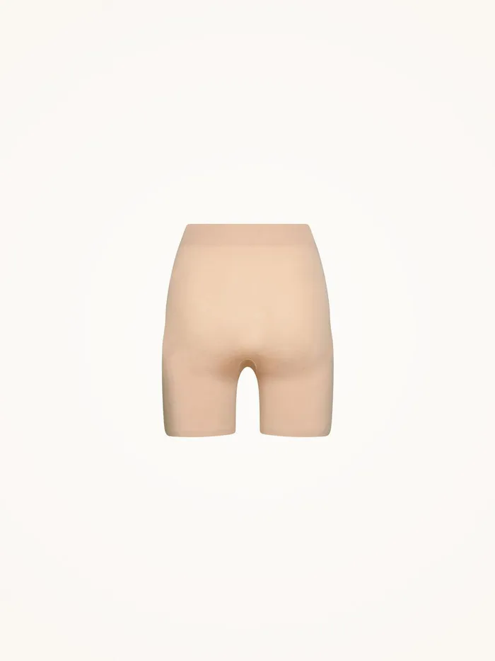 Wolford Bras and Bottoms Cotton Contour Control Shorts Rose Tan 8211 Women