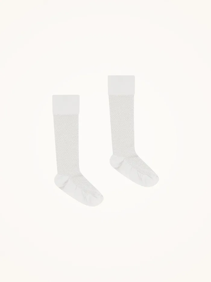 Wolford ThighHighs and KneeHighs Mesh KneeHighs White 8211 Women