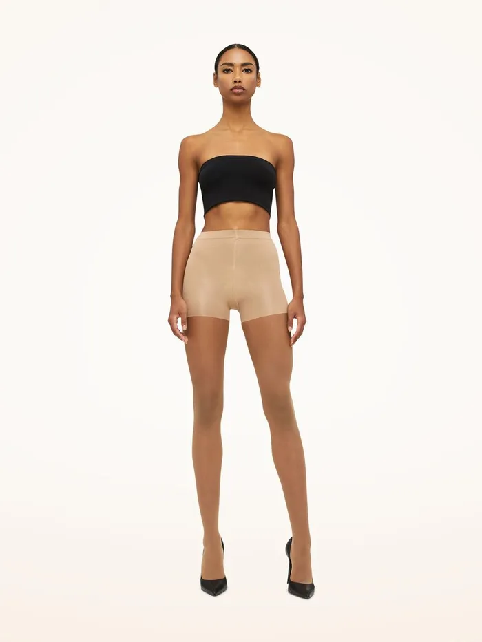 Wolford Tights and Socks Individual 10 Control Top Tights Gobi 8211 Women