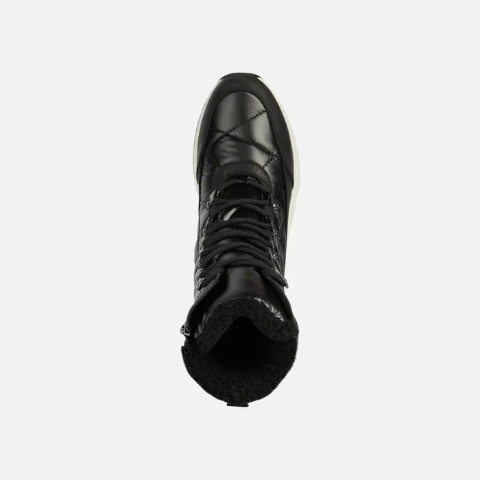 Woman Geox Ankle Boots FALENA B ABX B Waterproof Boots Black Woman Geox Black
