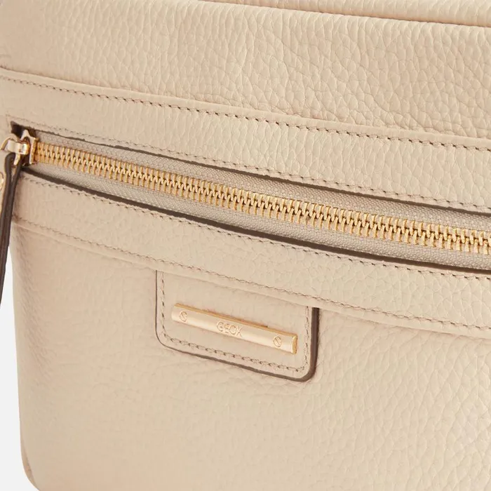Woman Geox Bags BLANDINE Women039s Off White Shoulder Bag CASHMERE Off White