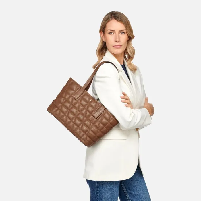 Woman Geox Bags GARDREN M WOMAN Mud Shoulder Bag Mud
