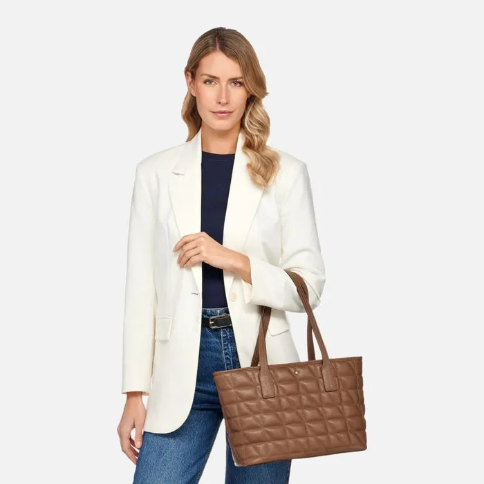 Woman Geox Bags GARDREN M WOMAN Mud Shoulder Bag Mud