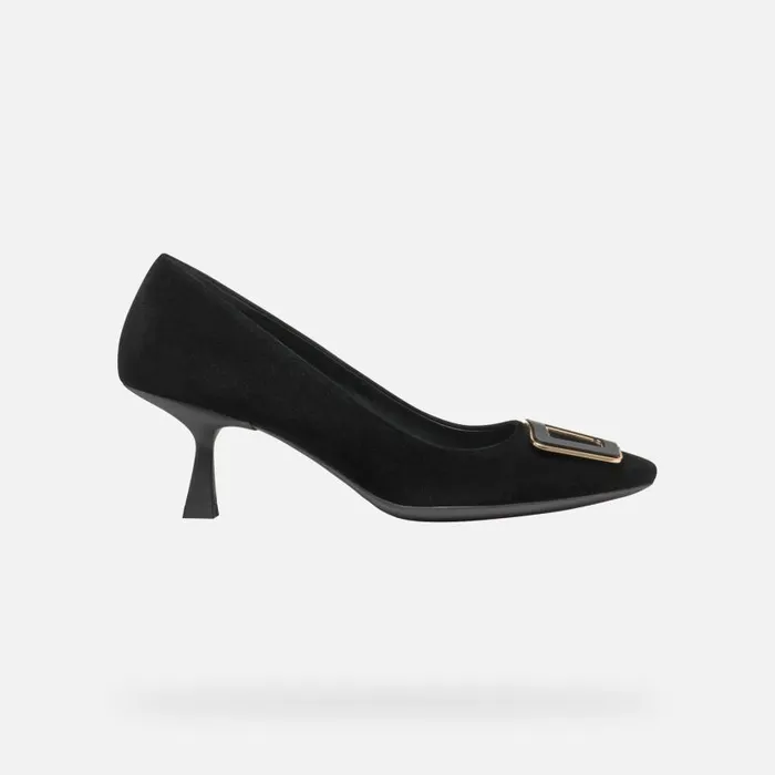 Woman Geox Pumps GISELDA R WOMAN Black Medium Heel Pumps Black