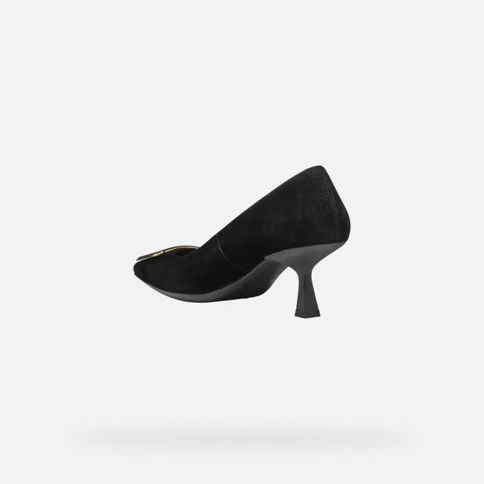 Woman Geox Pumps GISELDA R WOMAN Black Medium Heel Pumps Black