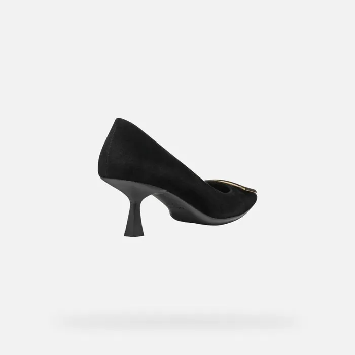 Woman Geox Pumps GISELDA R WOMAN Black Medium Heel Pumps Black