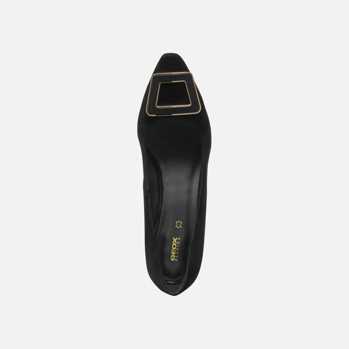 Woman Geox Pumps GISELDA R WOMAN Black Medium Heel Pumps Black