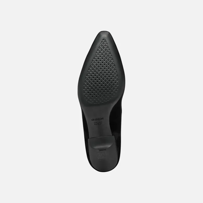 Woman Geox Pumps GISELDA R WOMAN Black Medium Heel Pumps Black
