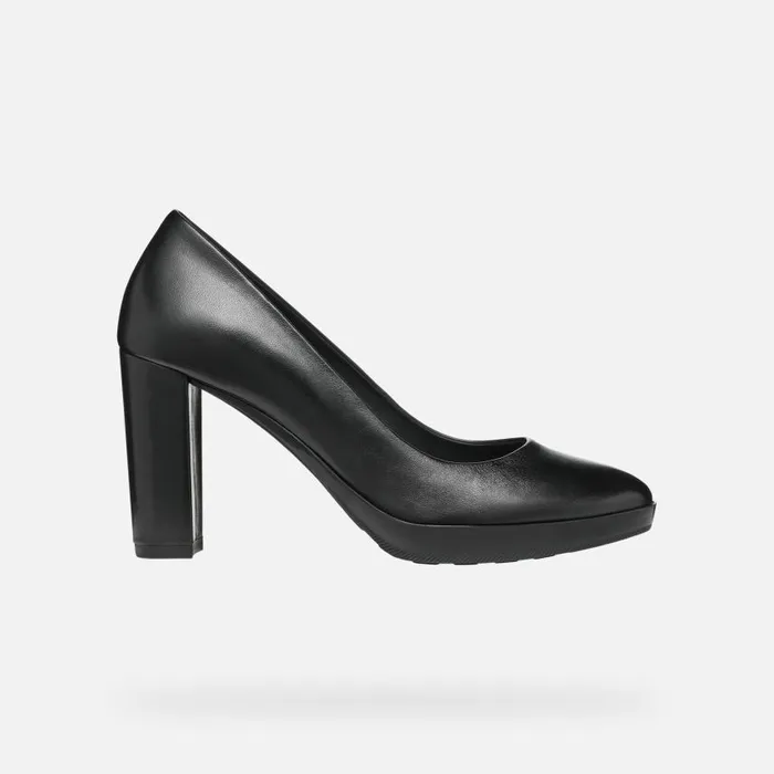 Woman Geox Pumps WALK PLEASURE 85 Women039s HighHeeled Court Shoes Geox Black