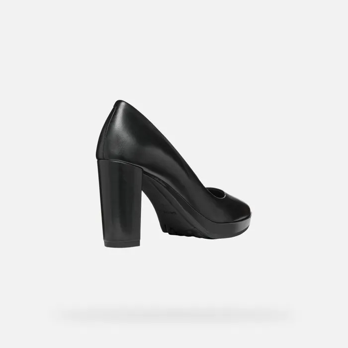 Woman Geox Pumps WALK PLEASURE 85 Women039s HighHeeled Court Shoes Geox Black