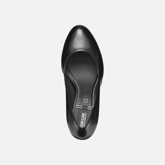 Woman Geox Pumps WALK PLEASURE 85 Women039s HighHeeled Court Shoes Geox Black