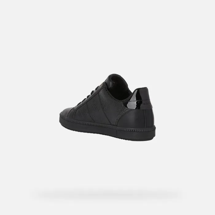 Woman Geox Sneakers BLOMIEE C Low Top Sneakers Black Woman Geox Black