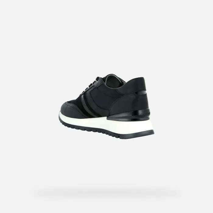 Woman Geox Sneakers DESYA A Low Top Sneakers Black Woman Geox Black