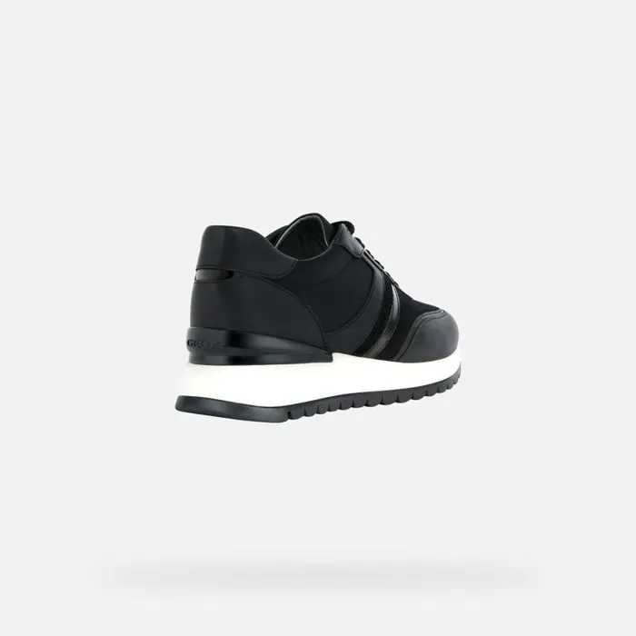 Woman Geox Sneakers DESYA A Low Top Sneakers Black Woman Geox Black