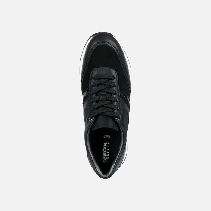 Woman Geox Sneakers DESYA A Low Top Sneakers Black Woman Geox Black