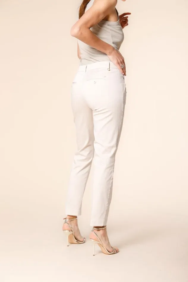 Woman New York Slim Chino Pants In Stretch Satin Slim Mason039s Pants