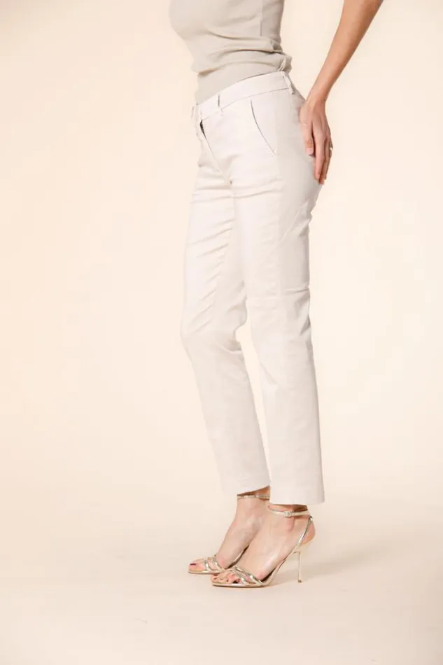 Woman New York Slim Chino Pants In Stretch Satin Slim Mason039s Pants