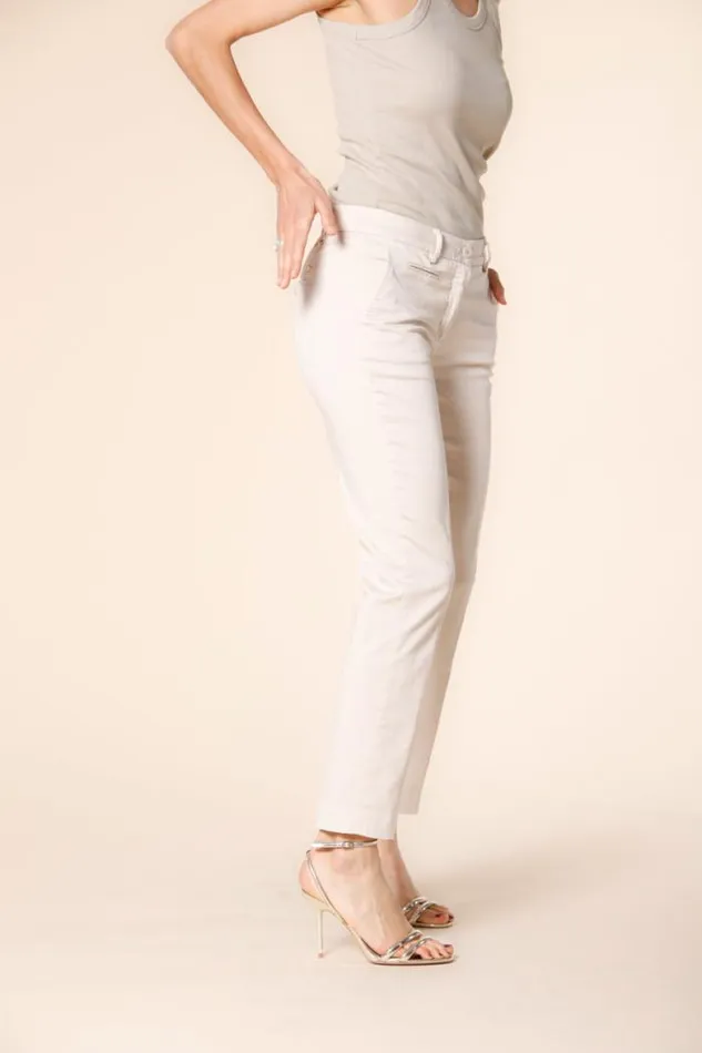 Woman New York Slim Chino Pants In Stretch Satin Slim Mason039s Pants