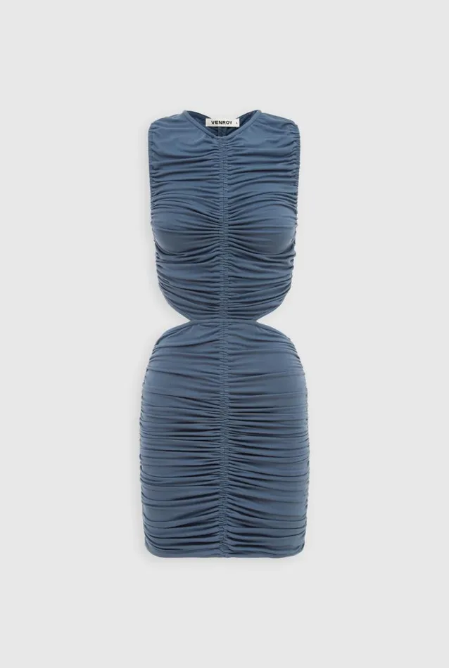 Woman Venroy Dresses Cut Out Jersey Mini Dress