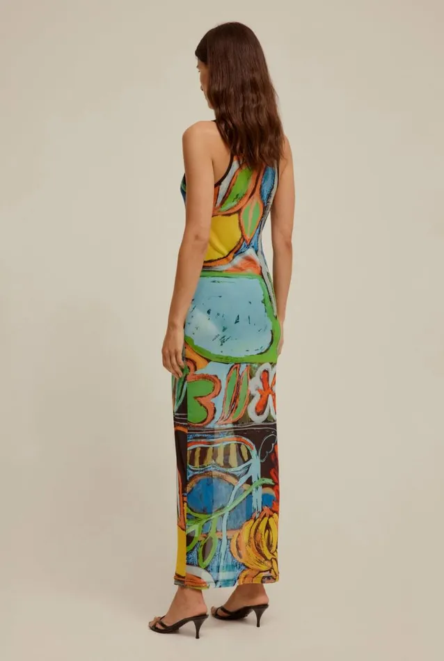Woman Venroy Dresses Mesh Tank Dress