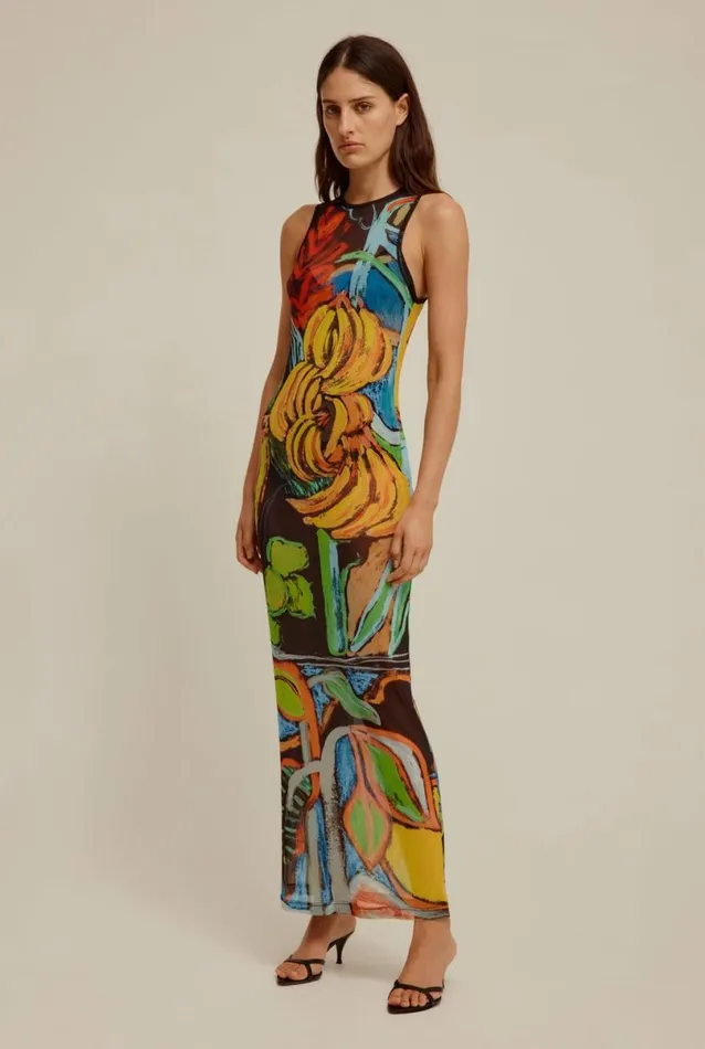 Woman Venroy Dresses Mesh Tank Dress
