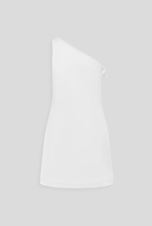 Woman Venroy Dresses Side Tie Linen Mini Dress