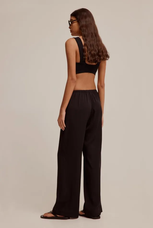 Woman Venroy Pants Drapey Elastic Waist Trouser