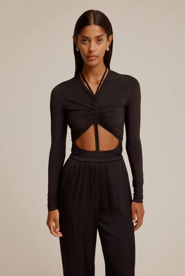 Woman Venroy Pants Drawstring Evening Trouser