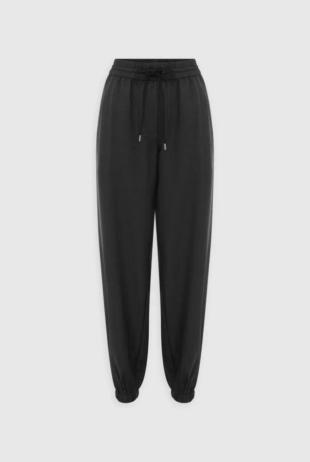 Woman Venroy Pants Pinstripe Wool Jogger