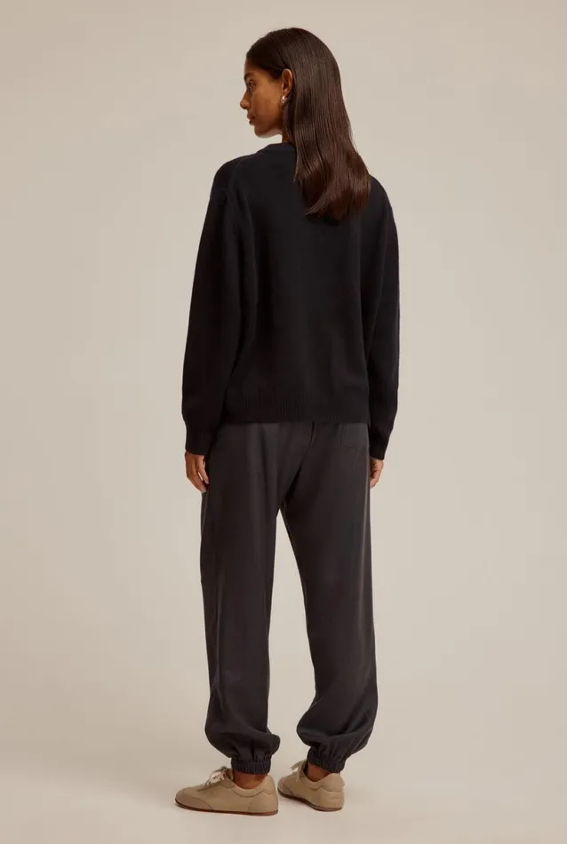 Woman Venroy Pants Pinstripe Wool Jogger